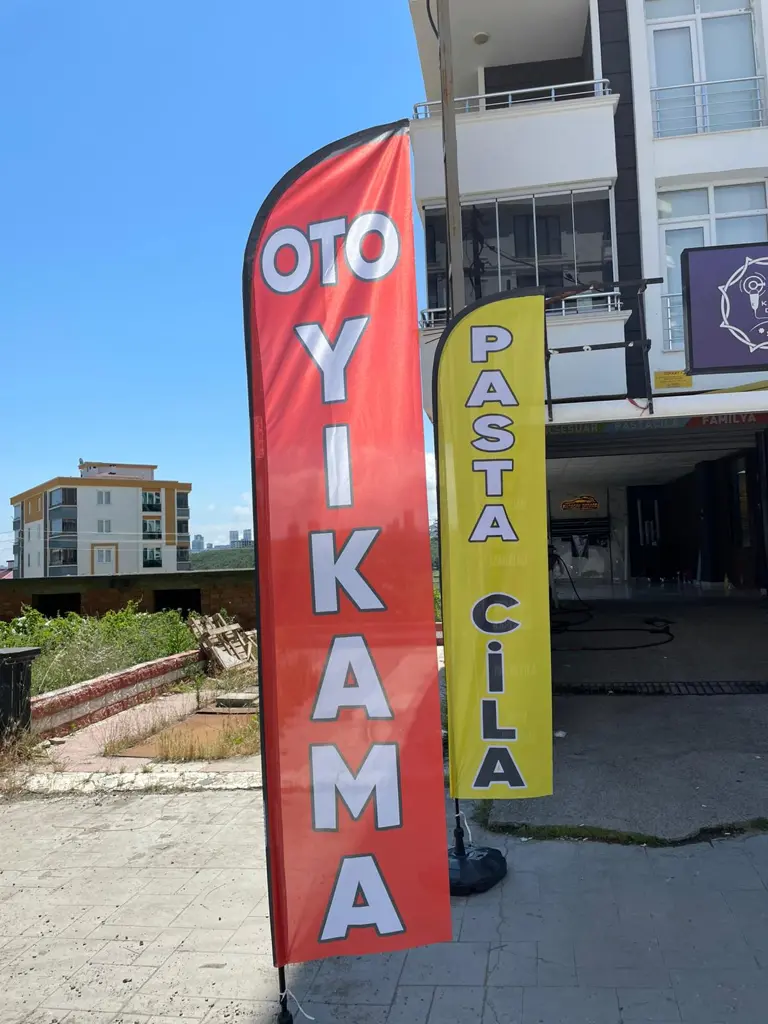 Oto Yıkama Olta Bayrağı-26