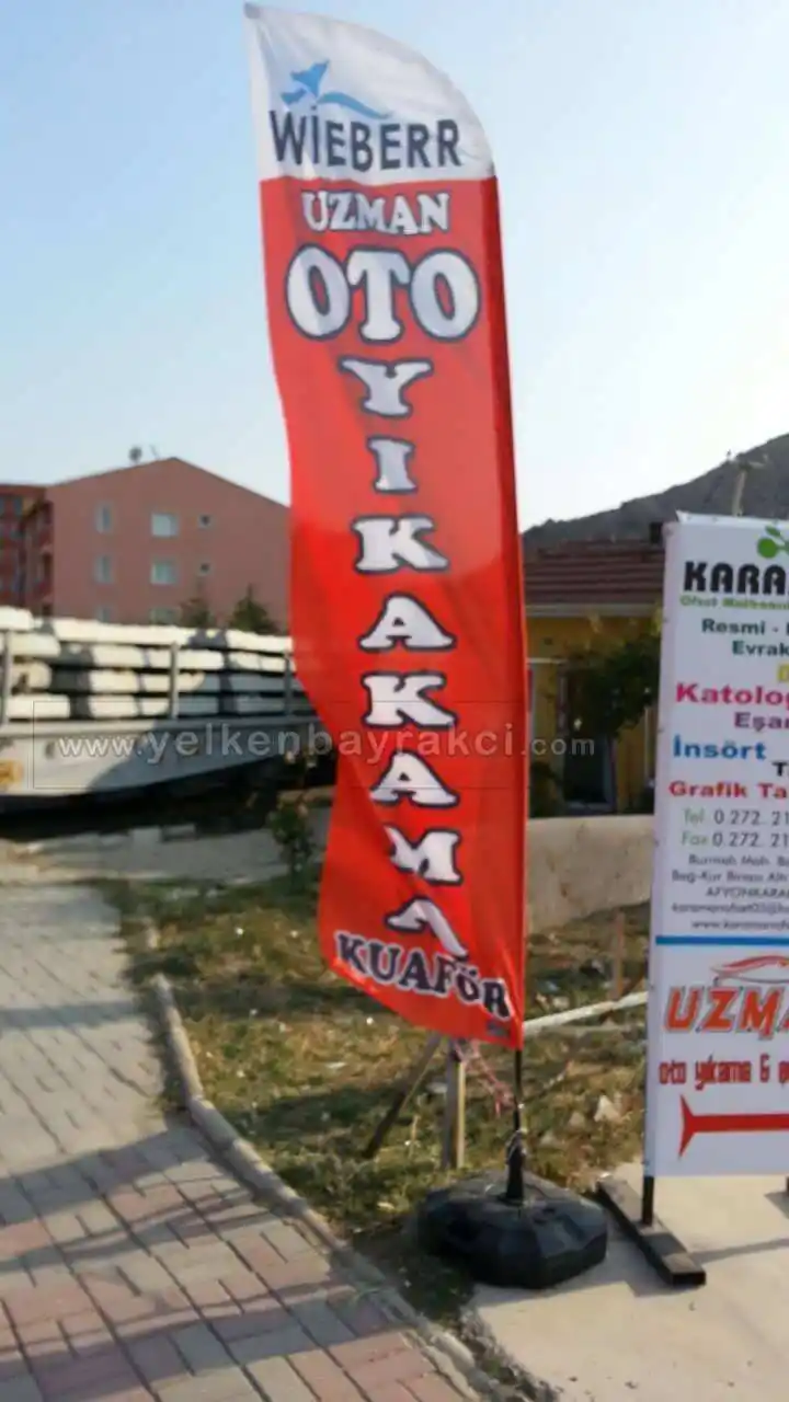Oto Yıkama Olta Bayrağı-34